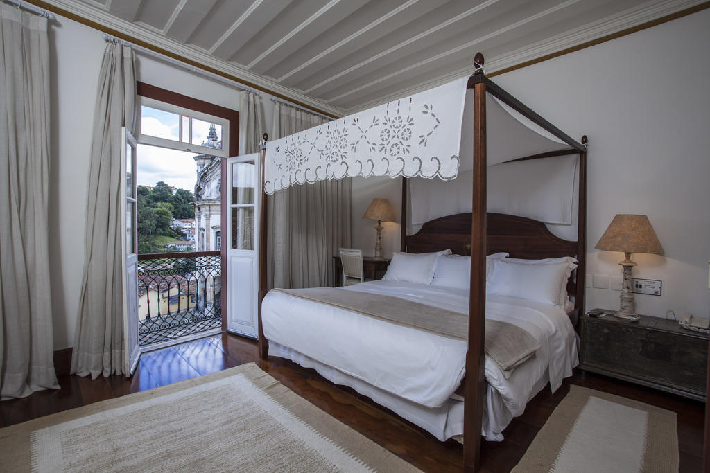 Hotel Solar do Rosário Ouro Preto  Kültér fotó A bedroom at the hotel